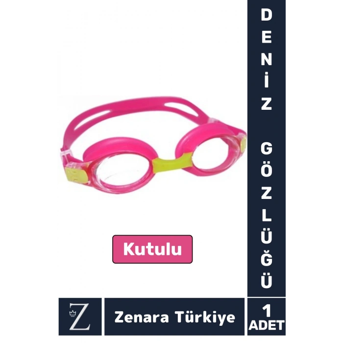 Premium Ayarlanabilir Kayış Su Geçirmez UV Koruma Silikon Plastik Anti-Fog Kutu Çocuk DENİZ GÖZLÜĞÜ