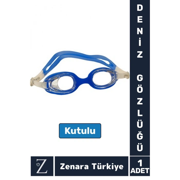 Premium Ayarlanabilir Kayış Su Geçirmez UV Koruma Silikon Plastik Anti-Fog Kutu Çocuk DENİZ GÖZLÜĞÜ