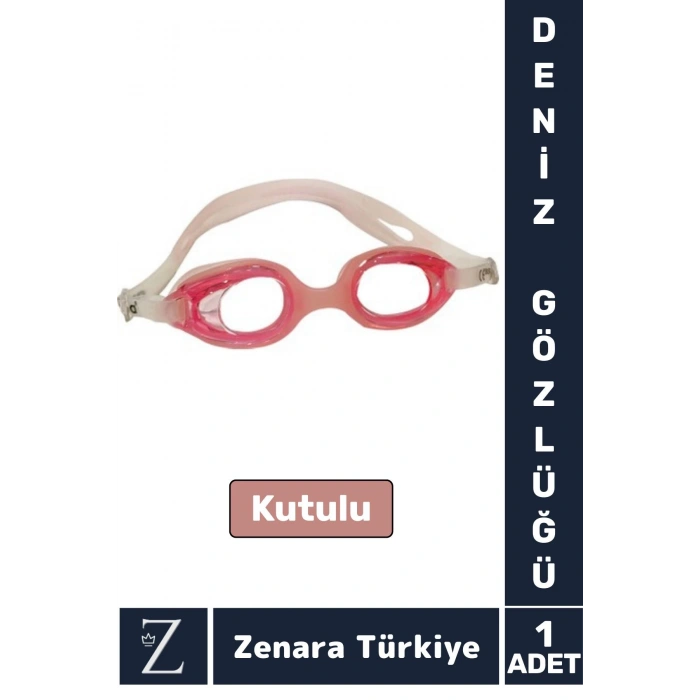 Premium Ayarlanabilir Kayış Su Geçirmez UV Koruma Silikon Plastik Anti-Fog Kutu Çocuk DENİZ GÖZLÜĞÜ