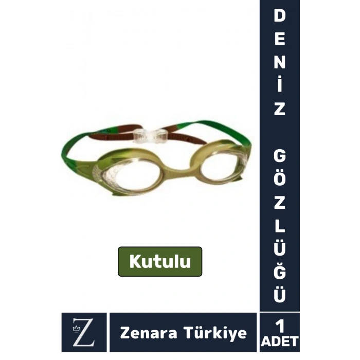 Premium Ayarlanabilir Kayış Su Geçirmez UV Koruma Silikon Plastik Anti-Fog Kutu Çocuk DENİZ GÖZLÜĞÜ