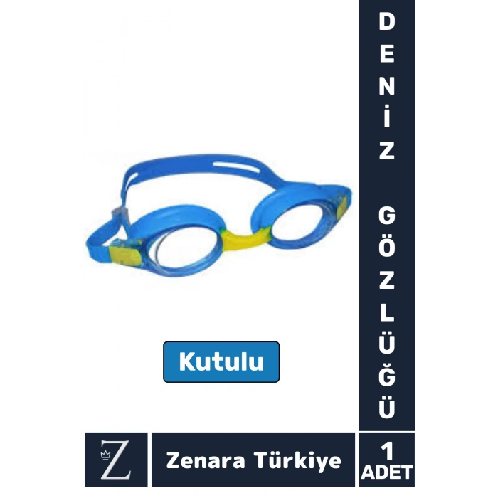 Premium Ayarlanabilir Kayış Su Geçirmez UV Koruma Silikon Plastik Anti-Fog Kutu Çocuk DENİZ GÖZLÜĞÜ