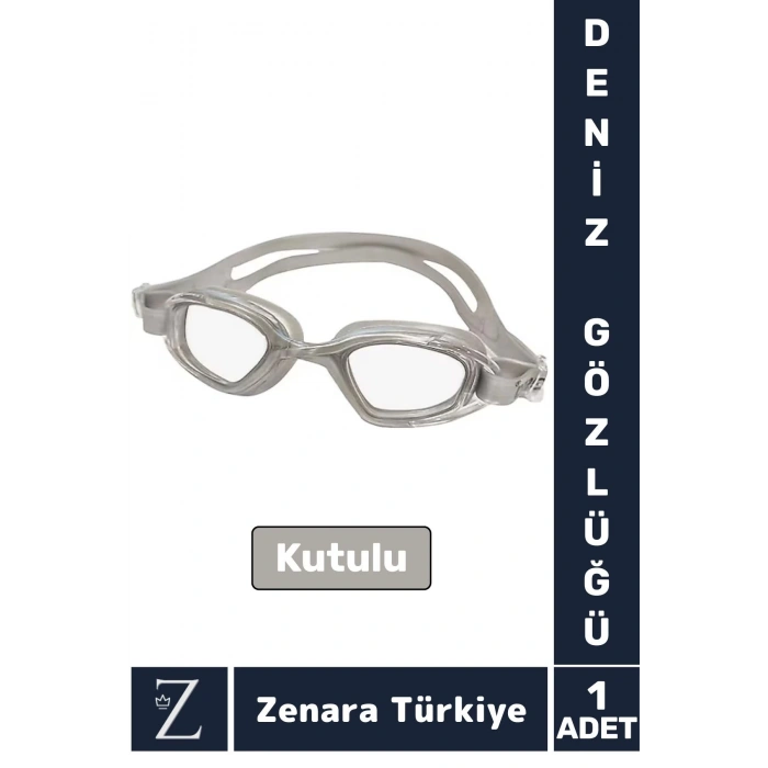 Premium Ayarlanabilir Kayışlı Su Geçirmez UV Koruma Silikon Plastik Anti-Fog Kutulu DENİZ GÖZLÜĞÜ