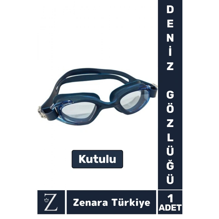 Premium Ayarlanabilir Kayışlı Su Geçirmez UV Koruma Silikon Plastik Anti-Fog Kutulu DENİZ GÖZLÜĞÜ