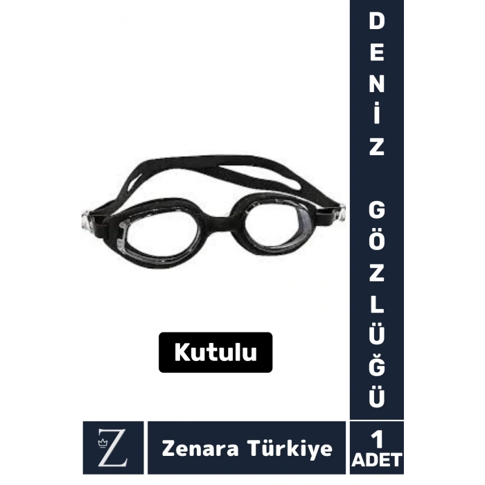 Premium Ayarlanabilir Kayışlı Su Geçirmez UV Koruma Silikon Plastik Anti-Fog Kutulu DENİZ GÖZLÜĞÜ