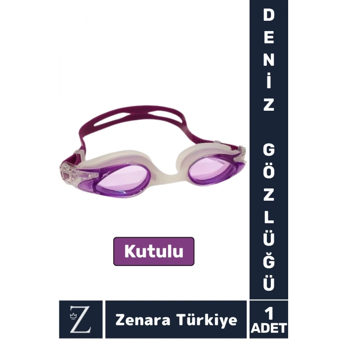 Premium Ayarlanabilir Kayışlı Su Geçirmez UV Koruma Silikon Plastik Anti-Fog Kutulu DENİZ GÖZLÜĞÜ