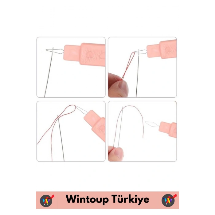 Premium Dayanıklı Ergonomik Hızlı Pratik Çok Fonksiyonlu Dikiş Sökme İğne İplik Aparatı 2 in 1