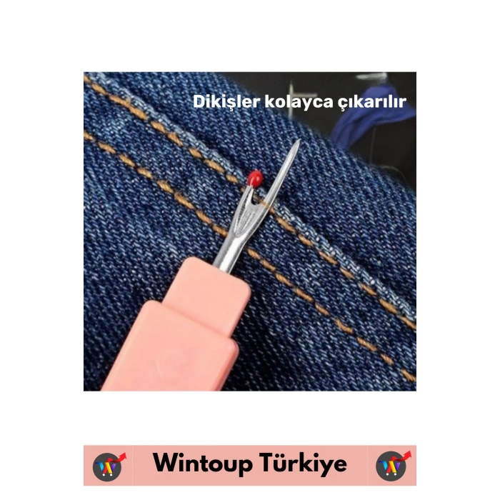 Premium Dayanıklı Ergonomik Hızlı Pratik Çok Fonksiyonlu Dikiş Sökme İğne İplik Aparatı 2 in 1