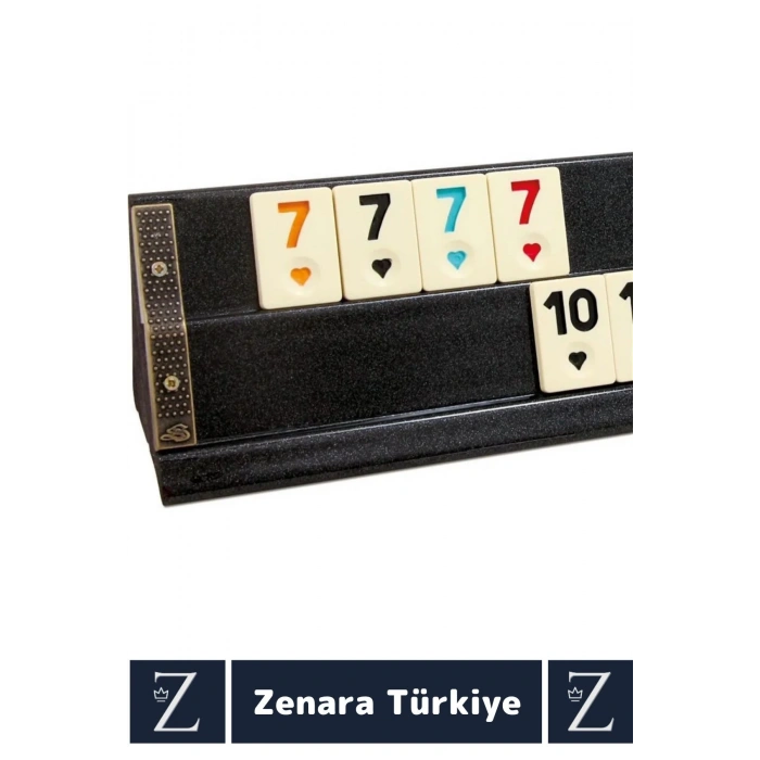 Premium Dayanıklı Silinebilir Aile Ev Arkadaş Kahve Cafe Oyun SİYAH İNCİ 101 OKEY TAKIMI