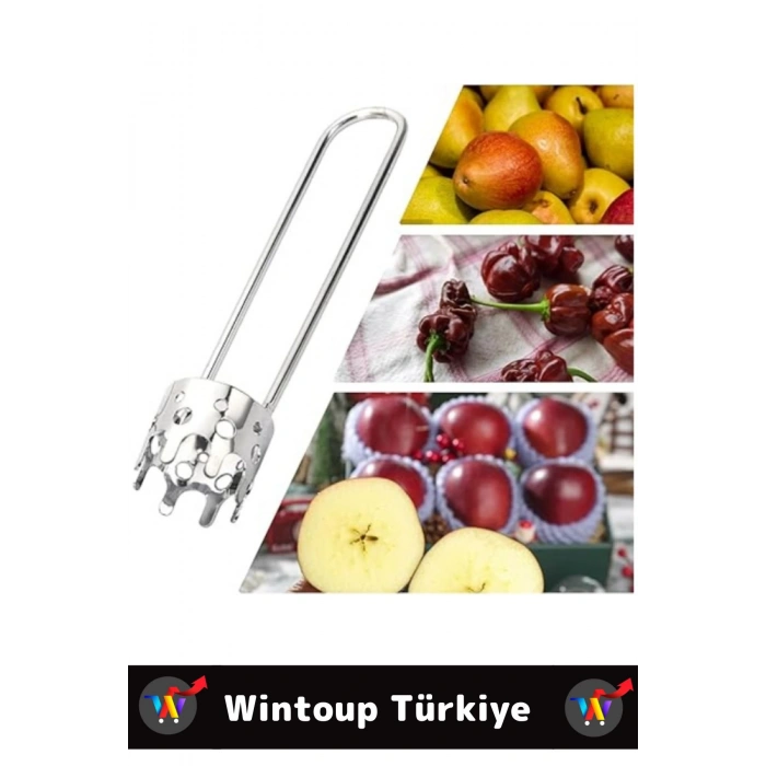 Premium Dayanıklı Uzun Ömürlü Mutfak Meyve Sebze Biber Kabak Elma Kiraz Çekirdek Çıkarma Aparatı