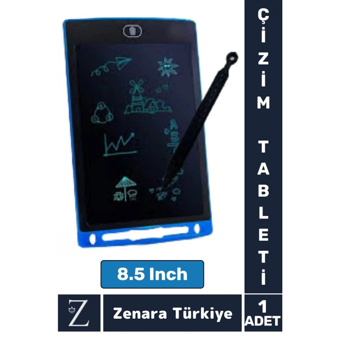 Premium Dijital Silgili Kalemli Çocuk Eğitim Tableti Grafik Ders Not Ödev Resim LCD Writing Tablet