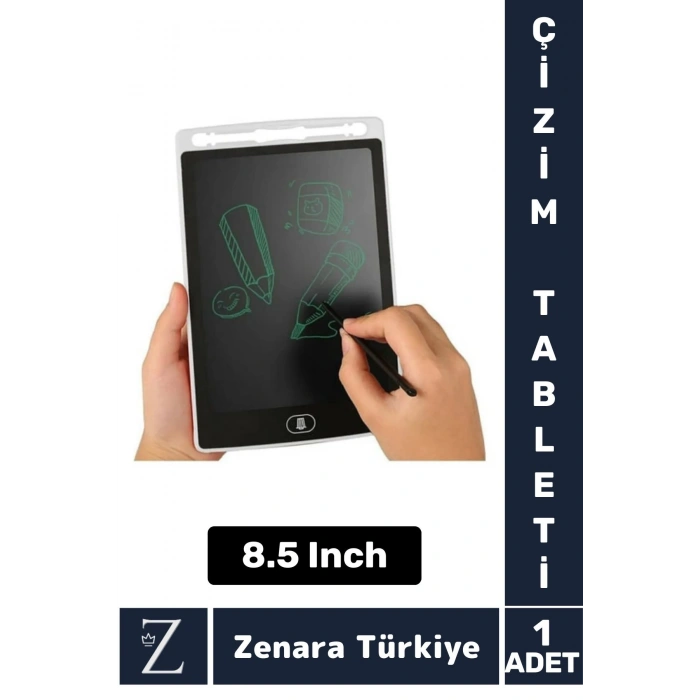 Premium Dijital Silgili Kalemli Çocuk Eğitim Tableti Grafik Ders Not Ödev Resim LCD Writing Tablet