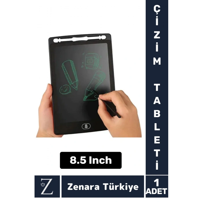 Premium Dijital Silgili Kalemli Çocuk Eğitim Tableti Grafik Ders Not Ödev Resim LCD Writing Tablet