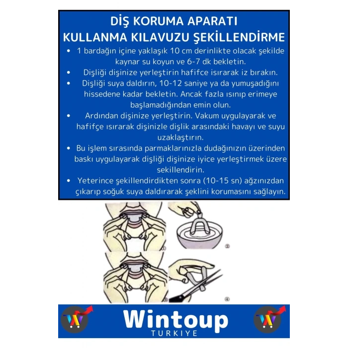 Premium Diş Çene Sıkma Gıcırdatma Bruksizm Gece Plağı Koruyucu Aparatı Dişlik Uyku Aparatı Kutulu