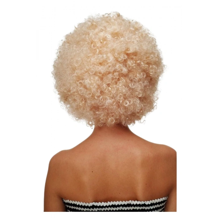 Premium Eğlence Etkinlik Kostüm Cadılar Bayramı Şık Kabarık Bonus Afro Kıvırcık Unisex Parti Peruğu