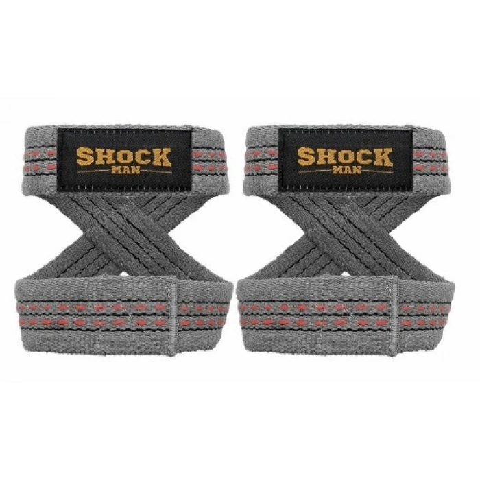 Premium Günlük Modern Güç Kayışı Shock Man 8 Loop Strap Gri-Turuncu