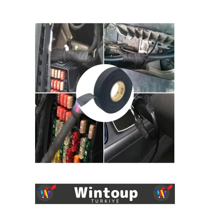 Premium Isıya Dayanıklı Yüksek Aşınma Dirençli Kalıntı Bırakmayan Alev Geciktirici 10 Metre Bant