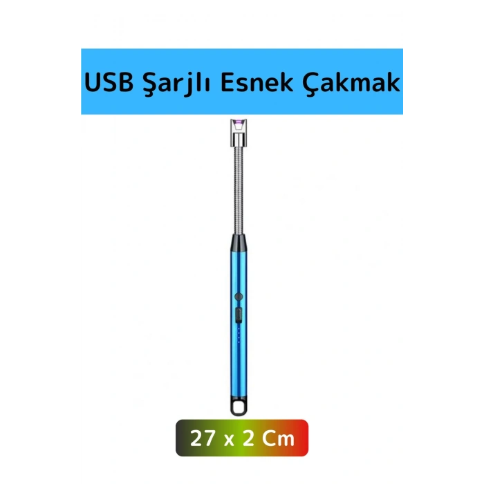 Premium Kompakt Esnek Rüzgara Yağmura Dayanıklı Outdoor Kamp Şarjlı Elektrikli Ocak Çakmağı