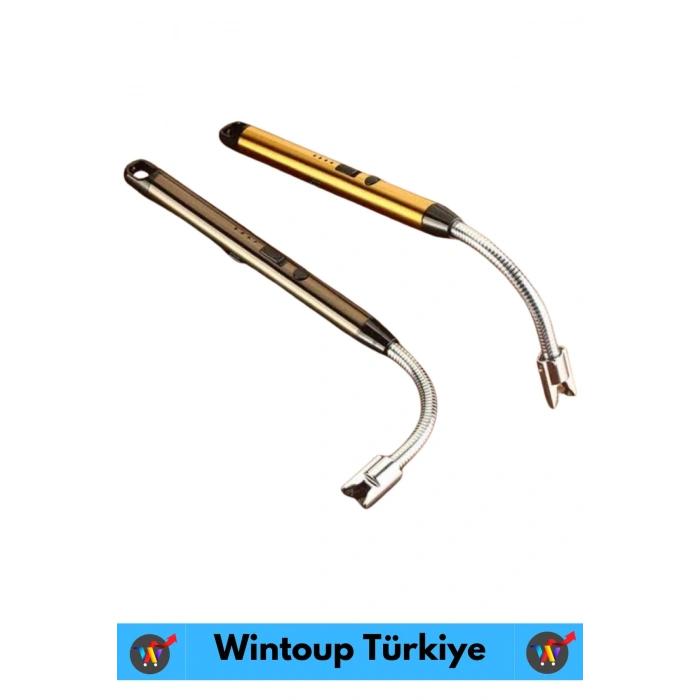 Premium Kompakt Esnek Rüzgara Yağmura Dayanıklı Outdoor Kamp Şarjlı Elektrikli Ocak Çakmağı