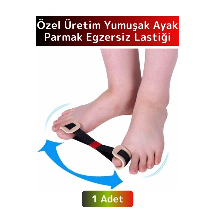 Premium Ortopedik Ekstra Yumuşak Rahat Bunyon Ayak Baş Parmak Egzersiz Fizyoterapi Direnç Lastiği