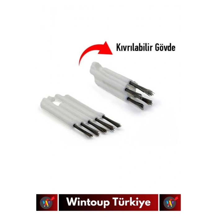 Premium Oto Araç Klima Koltuk Islak Kuru Kullanım Derin Temizlik 5+1 Detaylı Temizlik Fırçası Seti