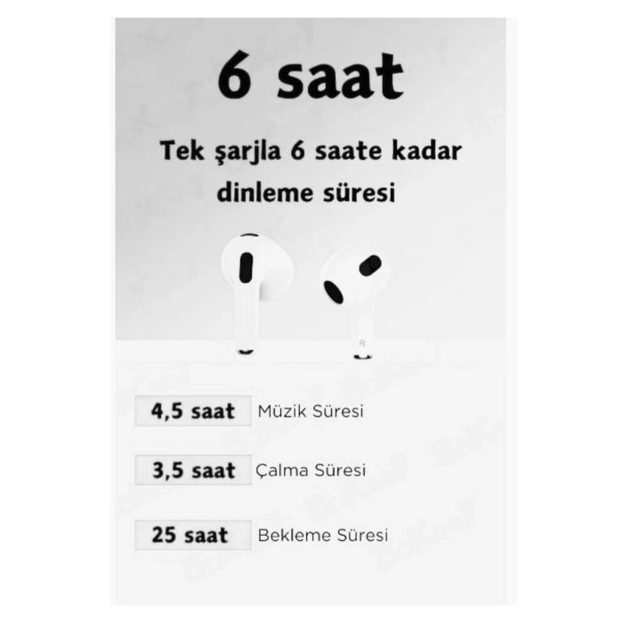 Premium Seri Bluetoothlu Kulak İçi Kulaklık+Kulaklık Temizleme Kiti Hediyeli