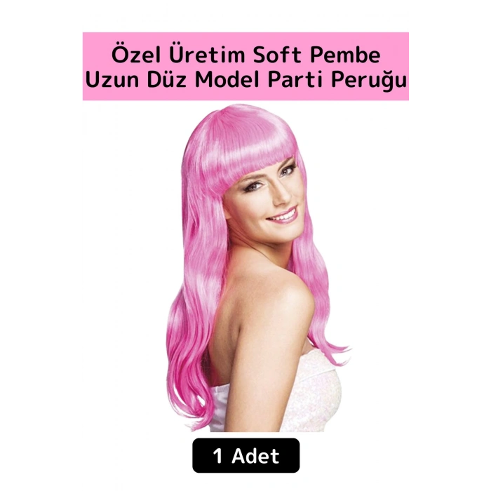 Premium Seri Kolay Çıkarıp Takılan Dayanıklı Eğlenceli Etkinlik Kostüm Cadılar Bayramı Parti Peruğu