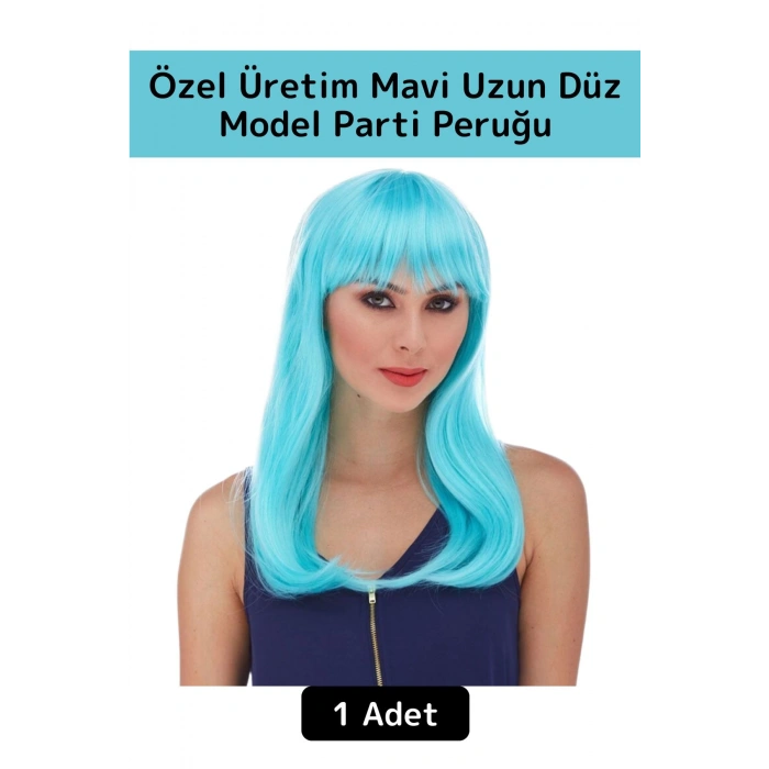 Premium Seri Kolay Çıkarıp Takılan Dayanıklı Eğlenceli Etkinlik Kostüm Cadılar Bayramı Parti Peruğu