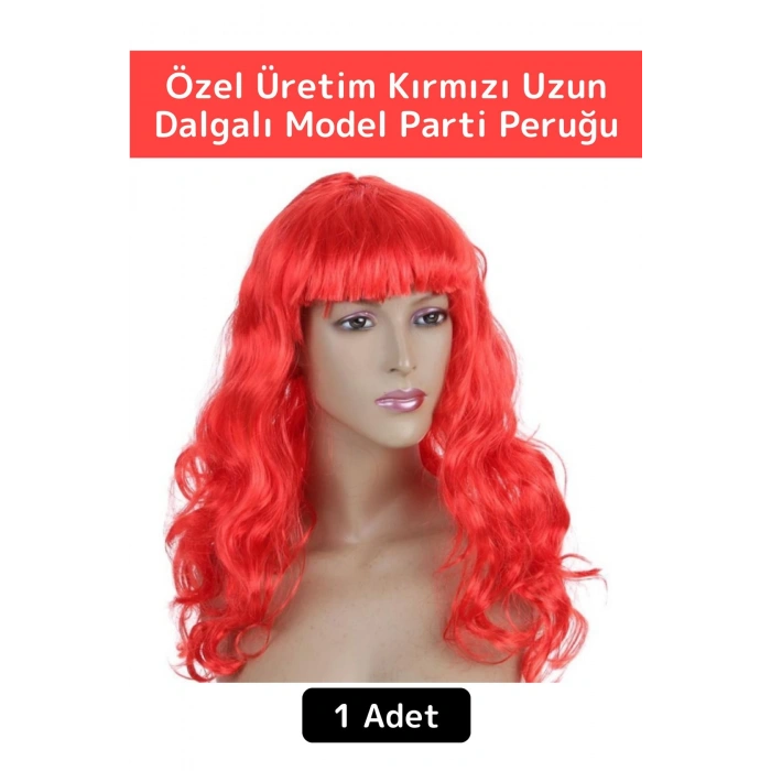 Premium Seri Kolay Çıkarıp Takılan Dayanıklı Eğlenceli Etkinlik Kostüm Cadılar Bayramı Parti Peruğu