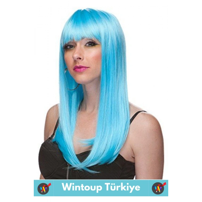 Premium Seri Kolay Çıkarıp Takılan Dayanıklı Eğlenceli Etkinlik Kostüm Cadılar Bayramı Parti Peruğu