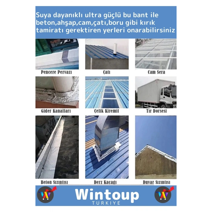 Premium Seri Süper Güçlü Su Geçirmez Sızdırmaz Mavi Çok Amaçlı Tamir ve İzolasyon Bandı 48mm x 10m