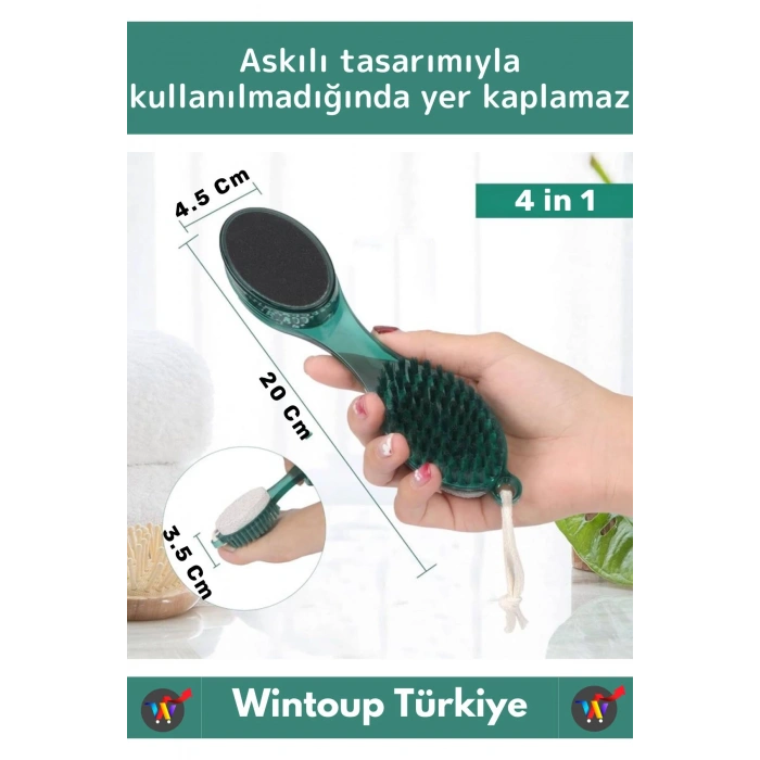 Premium Seri Yüksek Kaliteli Ayak Topuk Bakım 4 in 1 Multifonksiyonel Ayak Topuk Bakım Aleti Törpü