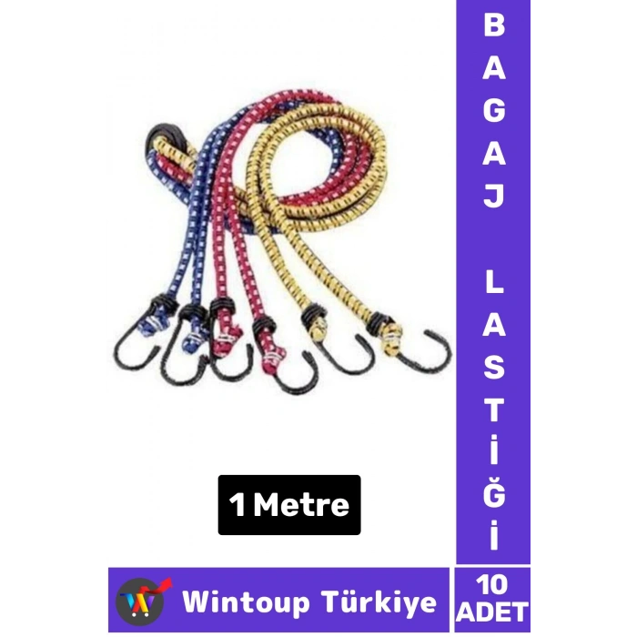 Premium Yüksek Kaliteli Dayanıklı Otomobil Motor Taşıma Gergi Bagaj Lastiği 1 Metre X 10 Adet