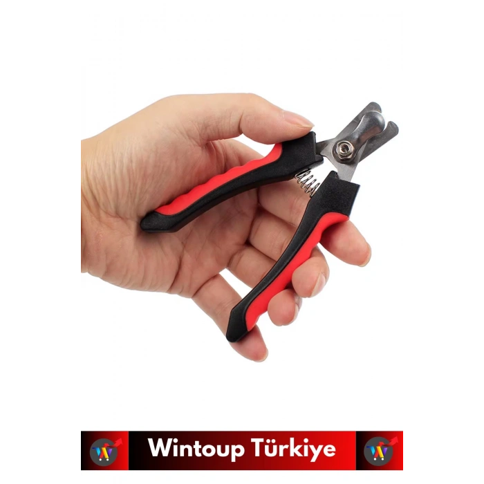 Premium Yüksek Kaliteli Güvenlik Kelepçeli Asmalı Petshop Evcil Hayvan Pet Kedi Köpek Tırnak Makası