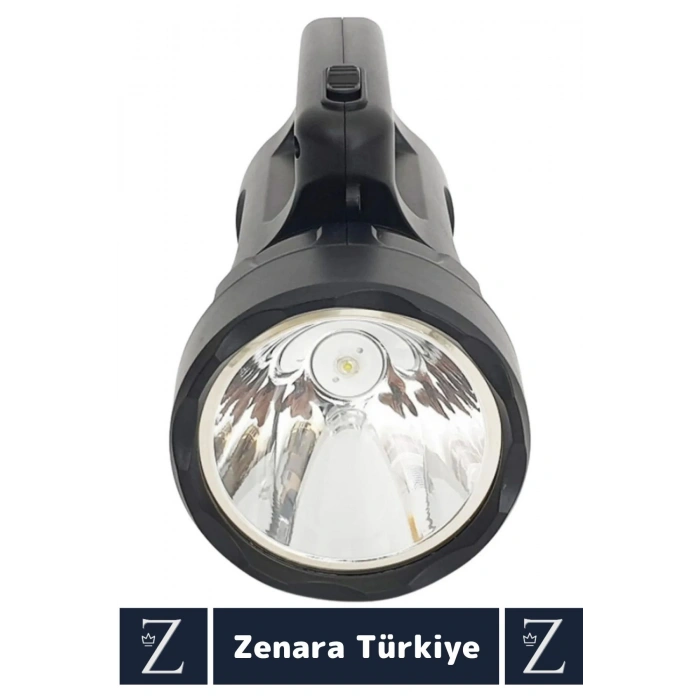 Profesyonel Kamp Avcı Güvenlik Deprem 3 Aydınlatma Modu 900 Lümen Güçlü Beyaz Işık Şarjlı El Feneri