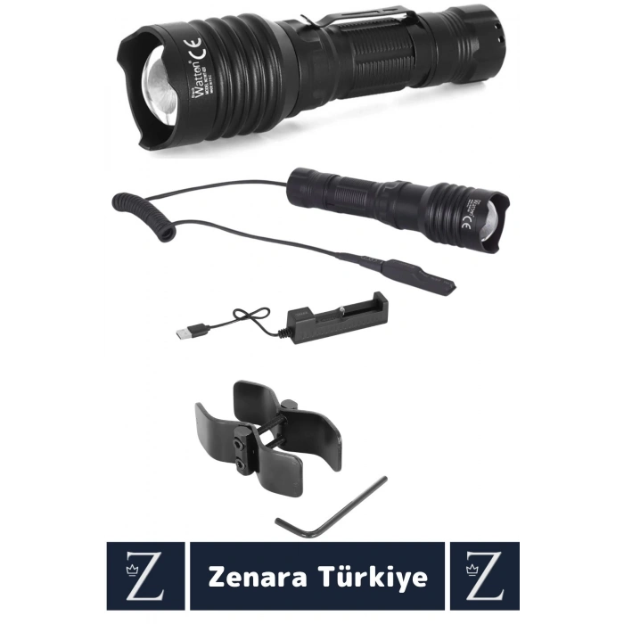 Profesyonel Kamp Avcı Güvenlik Okul Deprem Balıkçı Tek Mod Güçlü Aydınlatma Mini