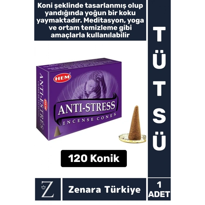 Rahatlama Arınma Dinginlik Meditasyon Yoga Chakra Pozitif Enerji Hoş Kokulu KONİK TÜTSÜ 120 Adet