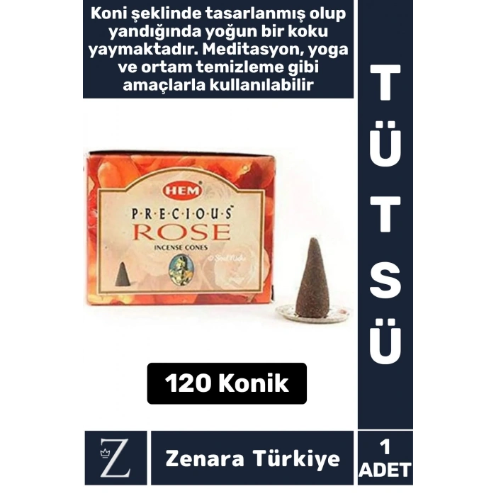 Rahatlama Arınma Dinginlik Meditasyon Yoga Chakra Pozitif Enerji Hoş Kokulu KONİK TÜTSÜ 120 Adet