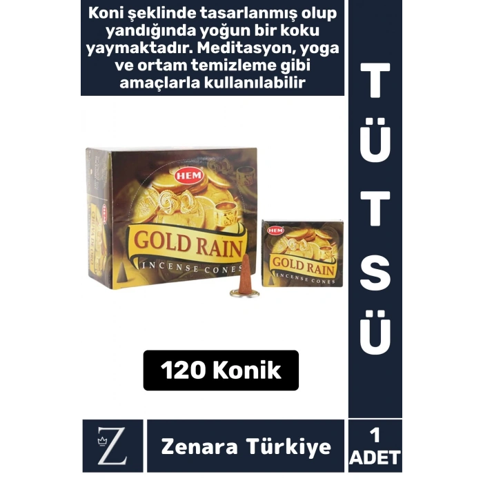 Rahatlama Arınma Dinginlik Meditasyon Yoga Chakra Pozitif Enerji Hoş Kokulu KONİK TÜTSÜ 120 Adet