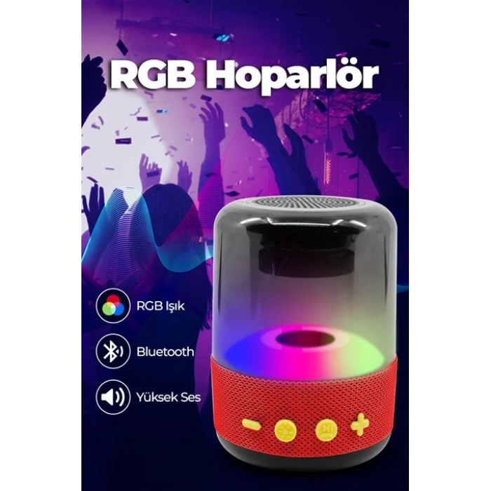 RGB IŞIKLI YÜKSEK SES HOPARLÖR