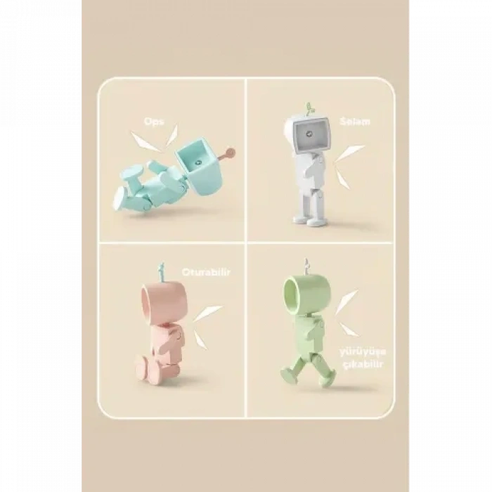 Robot Şeklinde Masa Lambası
