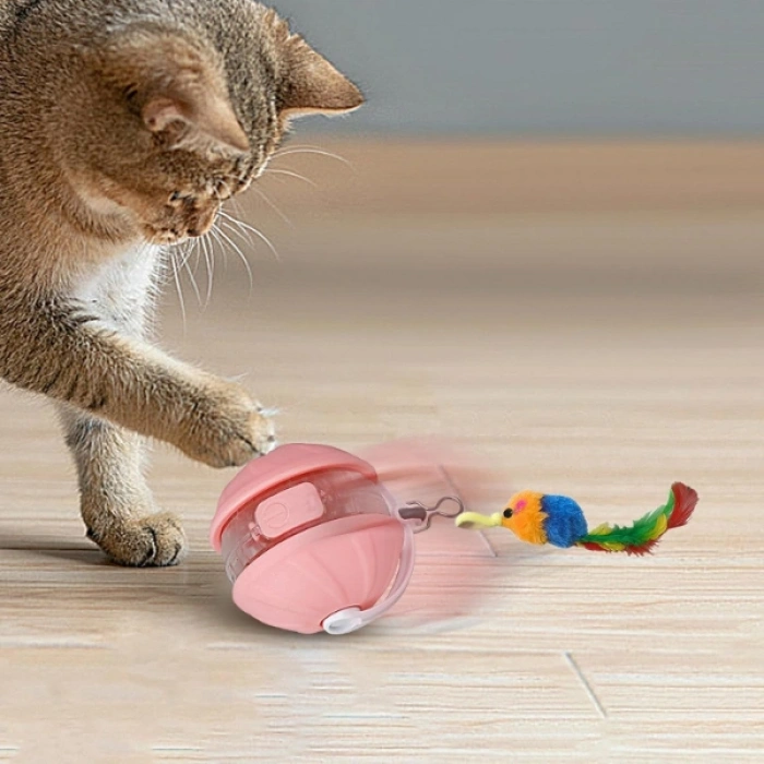 Şarjlı Hareketli Kedi Topu Oyuncak