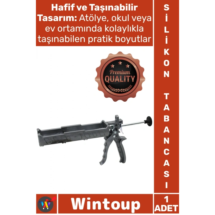 #Silikon Hobi Sanatları Tamirat Dekorasyon Ergonomik Plastik Şık Siyah İnce Soğuk Silikon Tabancası