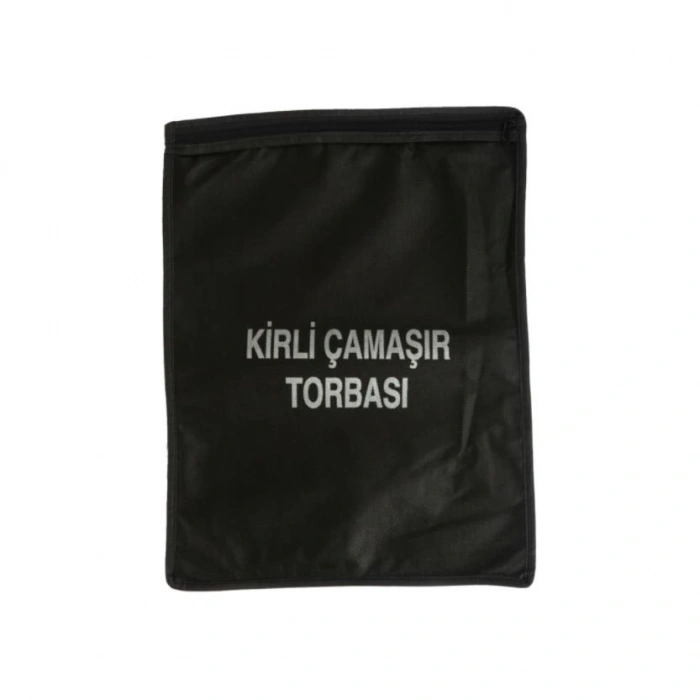 Single Sword Fermuarlı Bedelli & Acemi Asker Kirli Çamaşır Torbası, Siyah