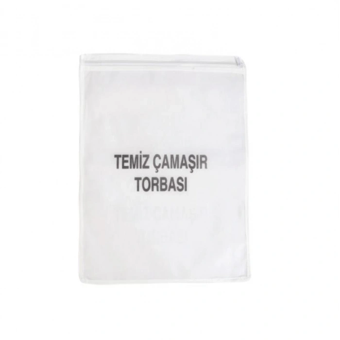 Single Sword Fermuarlı Bedelli & Acemi Asker Temiz Çamaşır Torbası, Beyaz