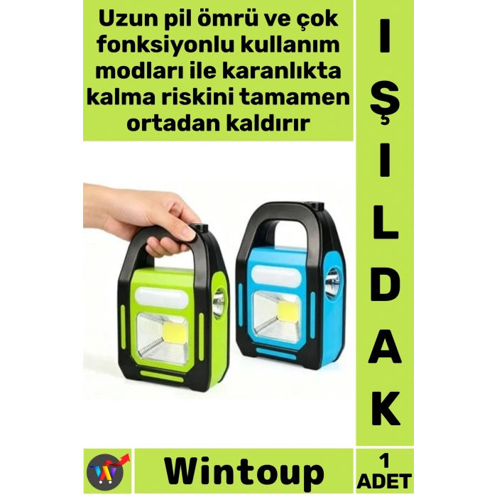 #Işıldak Güneş Enerjili Kamp Çadır Bahçe Aydınlatma Led Güçlü Solar Işıldak Şık Fener Usb Şarj Lamba