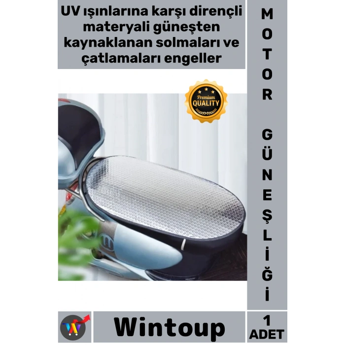 #Sele Universal Motor Kılıfı Isı Yalıtımlı UV Işını Dayanıklı Su Geçirmez Motosiklet Sele Güneşliği