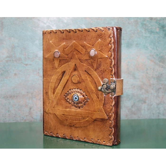Taşlı Deri Defter Ksk3152