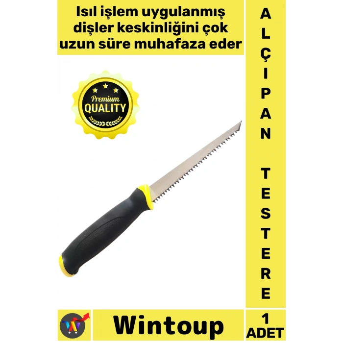 #Testere Çift Taraflı İ Eksen Bileme Ergonomik Sap Yüksek Karbon Profesyonel 150 Mm Alçıpan Testere