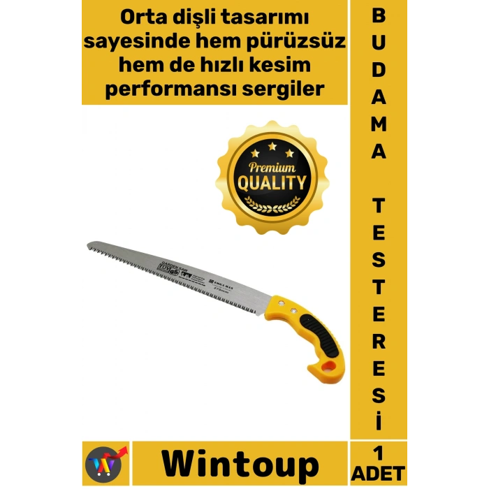 #Testere Keskin Çelik Bahçe El Alet Ergonomik Hızlı Orta Dişli Plastik Saplı Budama Testeresi 270 Mm