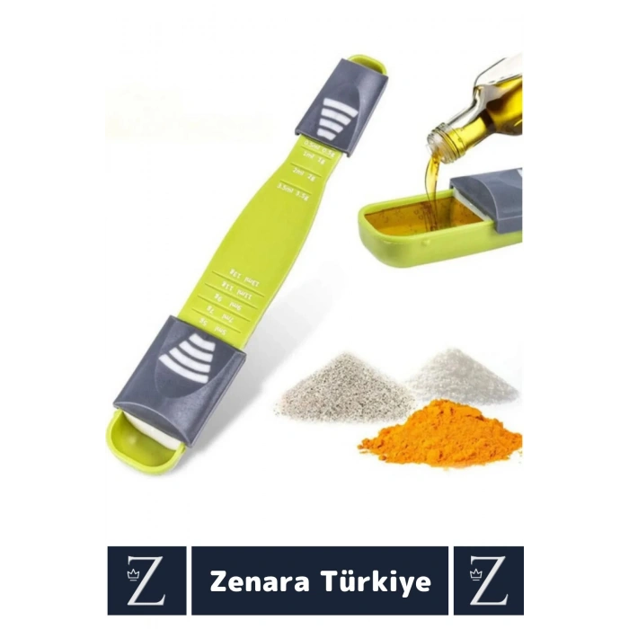 Tuz Şeker Kahve Yağ Baharat Supplement Protein Herbalife Ayarlanabilir Hassas Ölçüm Kaşığı 5 Gr/ML